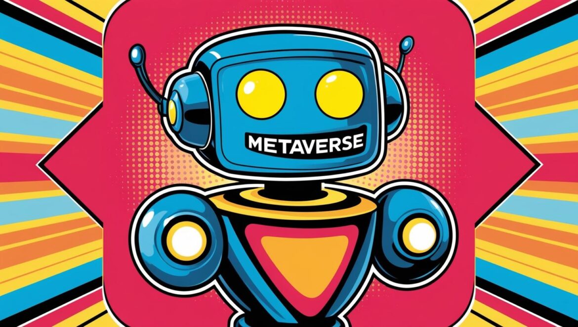 "Ένας χρήστης με VR headset αλληλεπιδρά σε έναν πολύχρωμο, τρισδιάστατο ψηφιακό κόσμο του metaverse, με εικονικούς κήπους και avatars που συνομιλούν, αναδεικνύοντας την κοινωνική και ψυχαγωγική εμπειρία της πλατφόρμας Horizon Worlds."